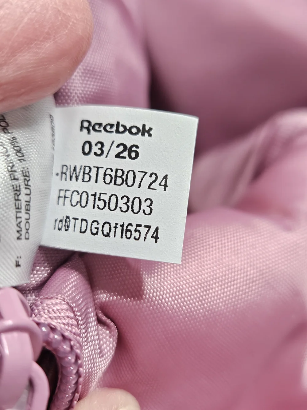 Reebok Dusty Pink Women's Backpack